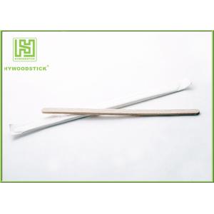 Sterile Healthy Coffee Mixer Stick , Individually Paper Sleeve Wooden Drink