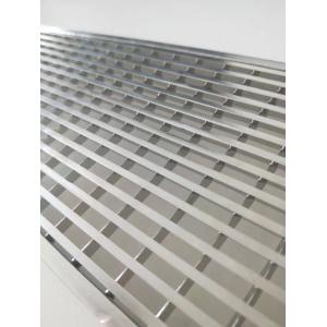 Painting 304/316 Stainless Steel Grating Drain Cover Trench 25*5mm Swimming Pool