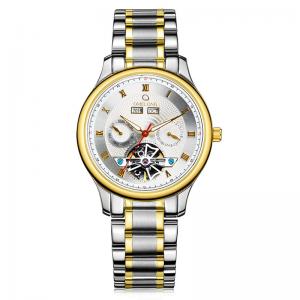 China 316L Automatic Mens Wrist Watches Men's Top Gold Mechanical Watch on sale