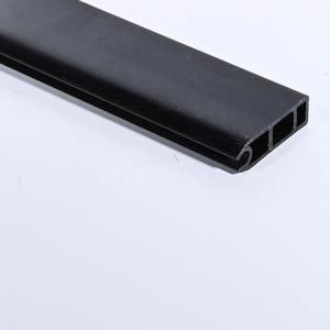 Internal Seal Strip Stopper Black Profiles PVC Extrusion Customized Plastic