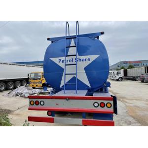 Tri Axle 40000L Oil Transport Q235 Tank Semi Trailer With 4 Compartments
