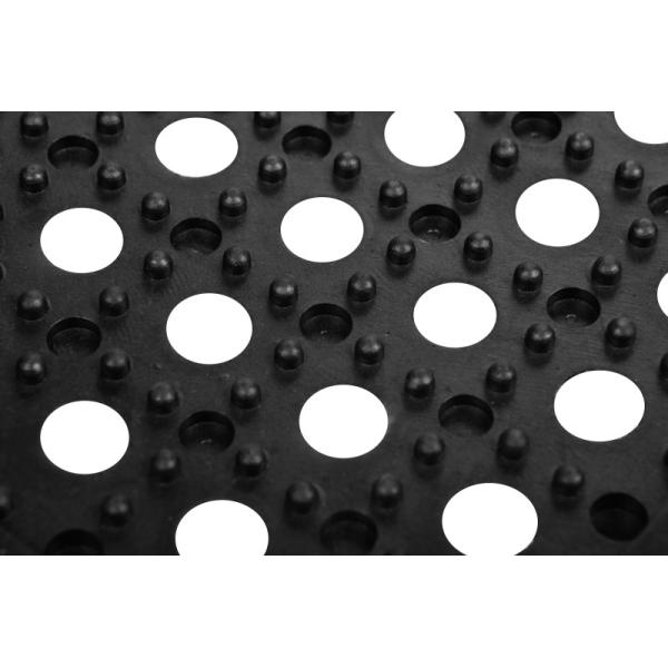 Rubber Flooring Hole Mat Commercial Anti-Fatigue Drainage holes Rubber Matting