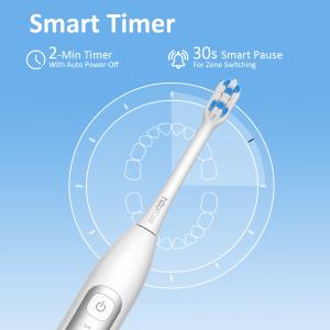 Sonic Electric Toothbrush, High-Quality Rechargeable Toothbrush, LCD Display