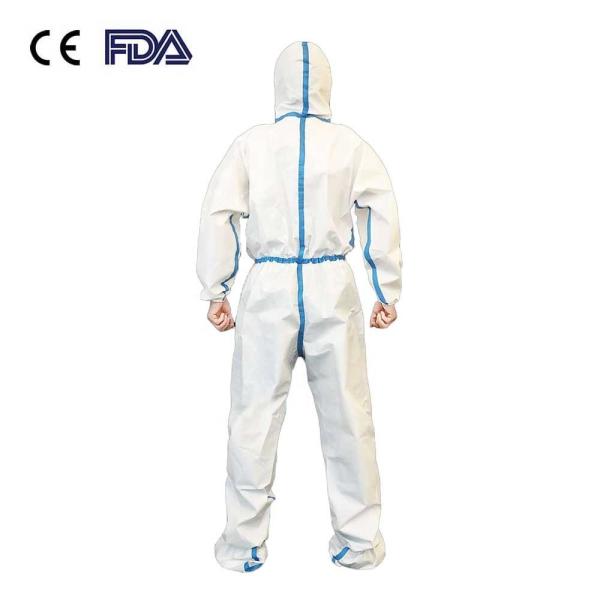 Buy Customized CE Disposable Medical Clothing , Microporous Protective Coverall Suit at wholesale prices
