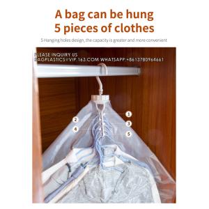 Space Saver Vacuum Compression Hanging Vacuum Storage Bag Down Jacket Vacuum