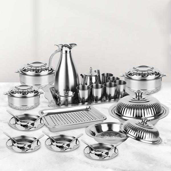 Hot Selling 28 PCS Stainless Steel Kitchen Cookware Cooking Soup Pot Steel Pot