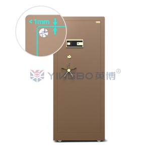 Solid Steel Brown Jewelry Safe Biometric Fingerprint Lock H1500mm Luxury Watch