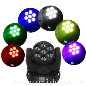 Quality Stage Lighting / LED 10W * 7bulbs 4 In 1 RGBW Moving Head Beam Light for sale