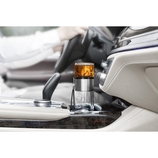 Heat Resistant Double Wall Glass Tea Infuser Cup All Season OEM