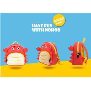 Red Cartoon Kid School Backpack Personalized with Double Shoulder