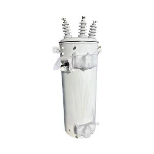 Three Phase Pole Mounted Transformer Oil Immersed 13800V to 480Y/277V 75KVA