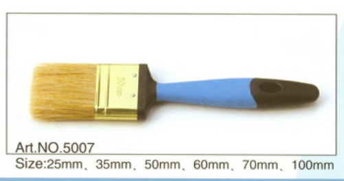 From 25mm to 100mm plastic or wooden handle pure bristle high quality paint brush No.5007