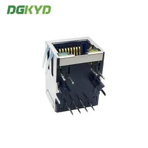 1x1 Port 8P8C RJ45 Single Port Magnetic Jack With Transformer