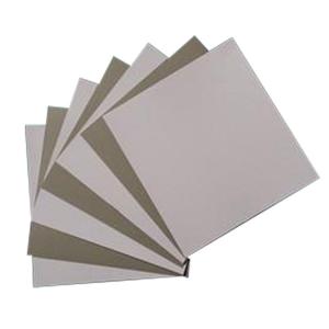 China Recycled pulp paper one side coated duplex board with grey back on sale