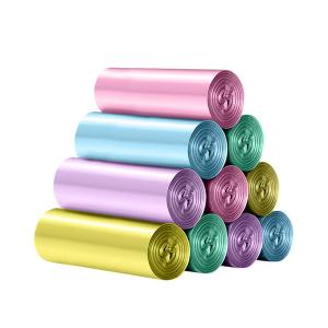 Portable Plastic Bin Liners Thickened Customization Color Point Break Type