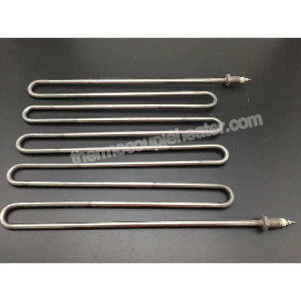 W - Shaped Industrial Tubular Electric Heaters With M14 Screws , Customized