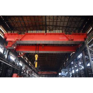 Double Girder Electric Bridge Traveling Casting Crane Cabin Control