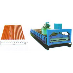 Automatic Wall Panel Roll Forming Machine , Sheet Metal Roll Forming Machine