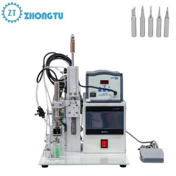 Buy Pneumatic Soldering Machine Metal Handle Semi Automatic Small Soldering Machine at wholesale prices