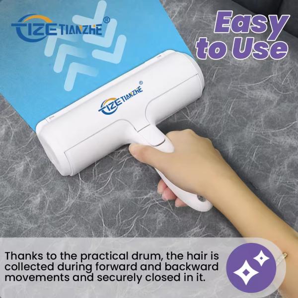 Reusable Pet Grooming Brush Couch Comb Self Cleaning Dog Hair Lint Roller Custom Logo