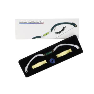 Private Label Lushcolor Mapping Ruler Microblading Eyebrow Mapping Marker Ruler