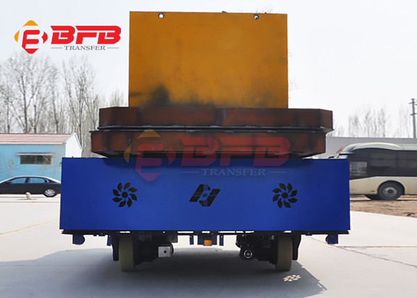 Q235 20m/Min Steerable 15t Trackless Transfer Cart