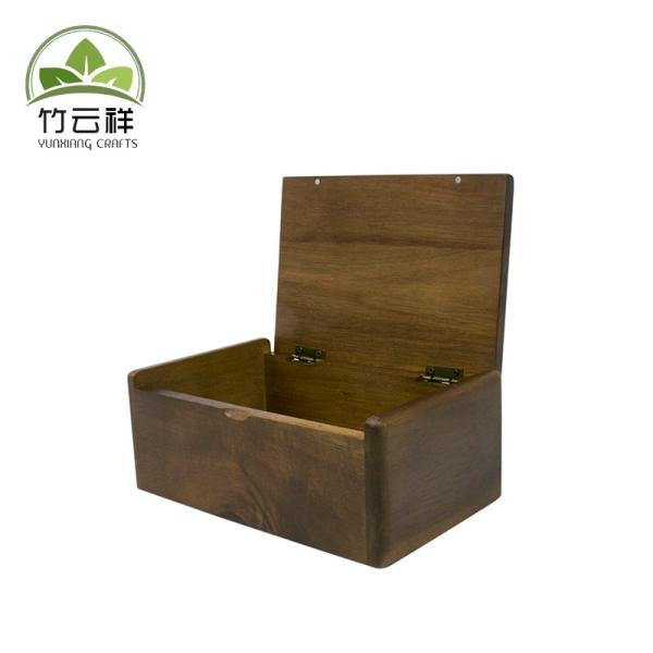 Wooden Watch Box Handicraft Box With Metal Hinge And Magnet(Retro Color)