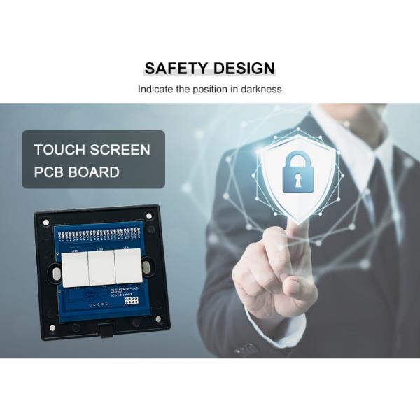 Glomarket Tuya Wifi/Zigbee EU/UK Smart Dimmer Light Switch Tempered Glass Touch Wall Electrical Light Dimmer Switch