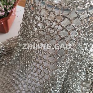 12 Mm Stainless Steel Ring Mesh Space Curtain