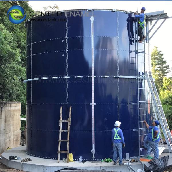 Buy Bolted Glass Fused To Steel Drinking Water Tanks Chemical Resistance at wholesale prices