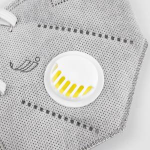 Lightweight Anti Bacterial N95 Valved Mask Virus Protection Low Breath