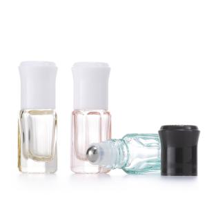 Octagonal Roller Bottle Glass 12ml Glass Roller Bottles With Metal Roller Ball