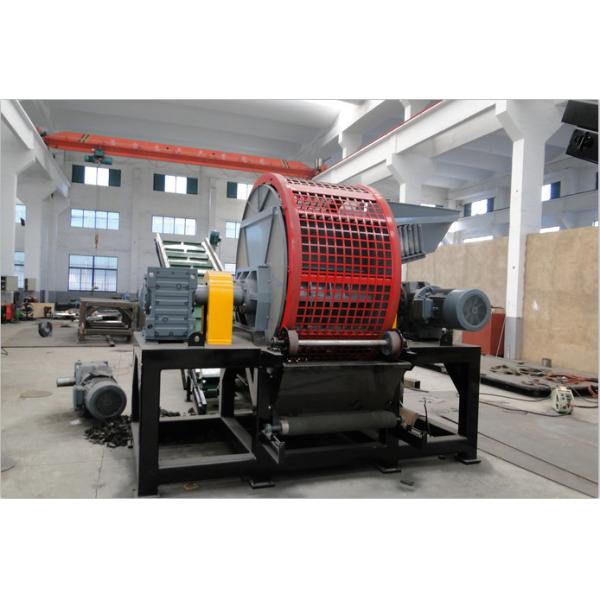 ZPS-1300 Truck Tire Shredder With Conveyors 50mm Outlet Size 5ton Per Hour Tire