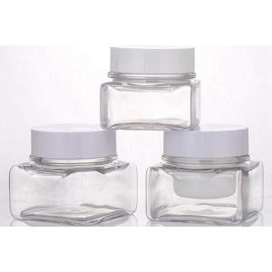 Quality ODM Square Pet 50g 80g Cream Mask Empty Jar for sale