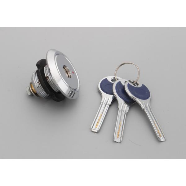 Chrome Finish Pin Tumbler Lock Curved Cylinder Long Working Life Span