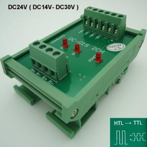 Converter of Open Collector HTL 24v into Differential TTL 5v Signal 2 Ways