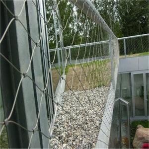 China High Quality Stainless Steel Garden Cable Mesh Fence on sale