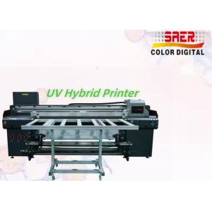 High Quality 1.8m Hybrid UV Printer Flatbed and Roll to Roll UV Printing Machine
