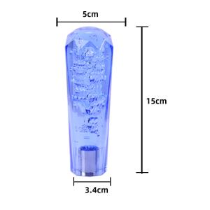 Skyringe Resin Shift Knob Blue Purple Crystal shift knob universal