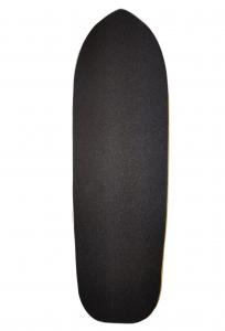 Quality Sturdy Black Street Surfing Skateboard Land Surfing Board Customized Graphic for sale