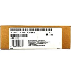 Quality SIEMENS 6ES7193-4CL20-0AA0 SIMATIC DP, 1 TERMINAL MODULE TM-E15S24-AT FOR ET 200S, FOR ELECTRONIC MODULE 2 AI TC HIGH FEATURE, 15 MM WIDTH, SCREW for sale