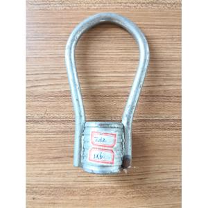 Carbon Steel Loop Insertion / Coil Ties Hot Dipped Galvanized Construction