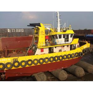 16m High Pressure Marine Rubber Airbag Launching Lifting Salvage Black Color