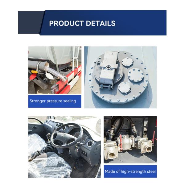 6 Metric Fuel Dispensing Trucks Forward Shift Number 5 Dongfeng 5000L 6000L Fuel Tank Truck