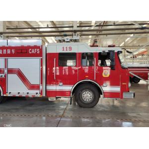 Gasoline 4x2 Drive Cab Rescue Fire Fighting Truck 96km/H