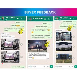 P1.2MM Outdoor Backdrop Modular LED Display Panels Screen 108F2K 500x500mm