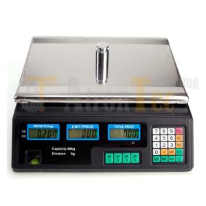 Quality LCD Display Price Computing Digital Retail Weighing Scale 40kg Capacity for sale