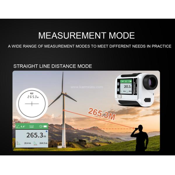 kaemeasu Multifunctional Laser Rangefinder Data Broadcast Golf Range Finder Telescope J800