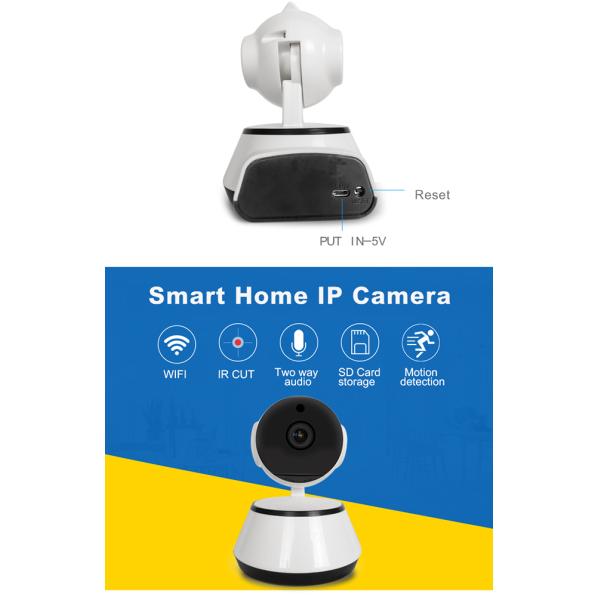 Smart Home Wireless Security Ip Camera With Pan Tilt And Night Vision