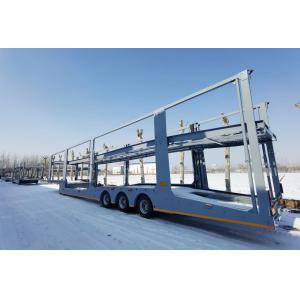 Fuwa / BPW Triple Axle Car Trailer Vehicle Transport Double Deck Semi Trailer